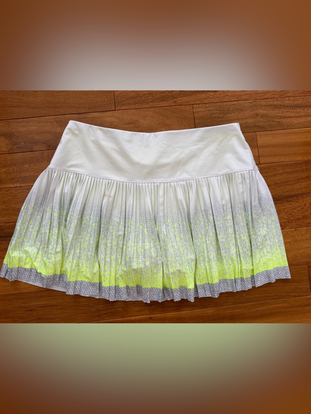 Lucky in Love Yellow tennis Mini Skirt